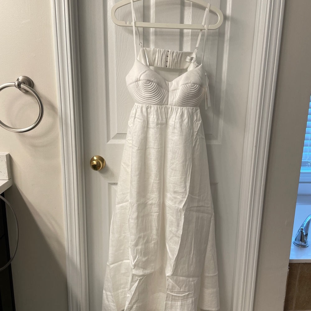 Zimmerman rosa midi dress size Z3 - Picture 3 of 5